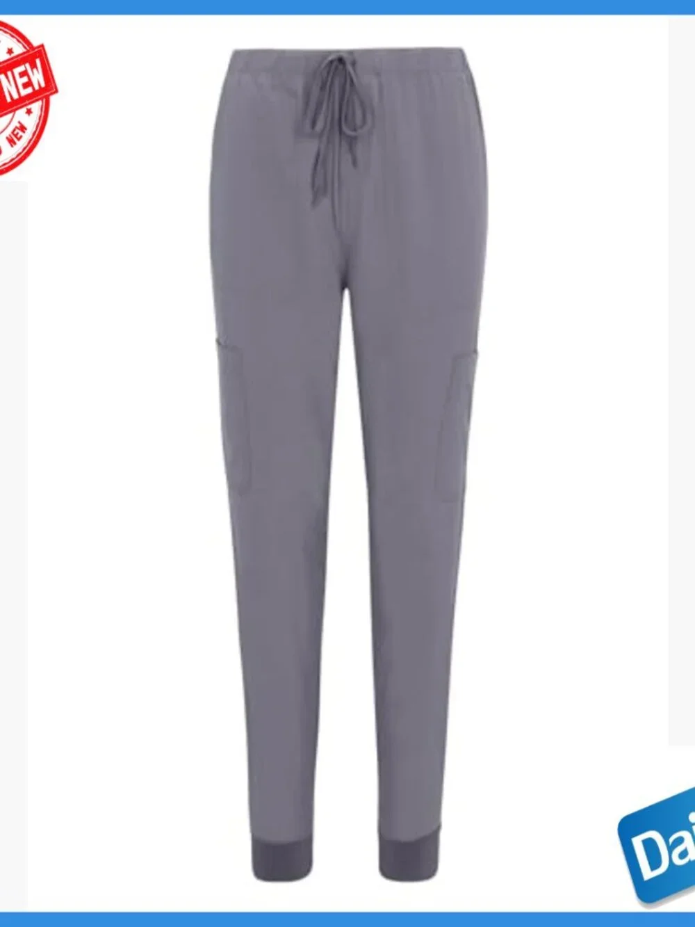 Stretch Jogger Scrub Set with Moisture Wicking Fabric for Nursing Workwear - Picture 5 of 5